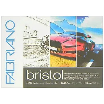 Blok Fabriano Bristol 250g A5 (Blok Fabriano Bristol 250g A5)