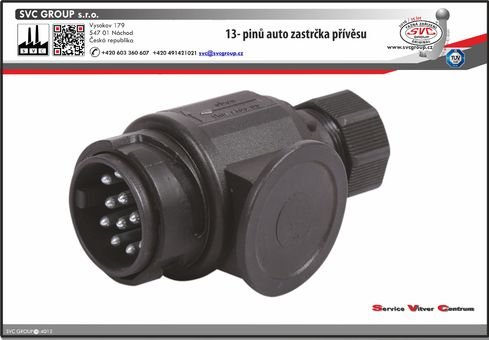 13 Pinů zástrčka přívěsu, SVC GROUP