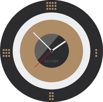 Samolepící dekorace Clocker Nalepovací hodiny Modern - Dot Barva ciferníku: Černá