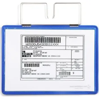 Archivační box Kapsa na dokumenty k paletám, modrá, zesílená, A5, na šířku, DJOIS TF165241