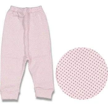 Dětské tepláčky růžové Puntíky 62