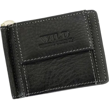 Peněženka Kožená pánská dolarovka peněženka Wild Things only černá