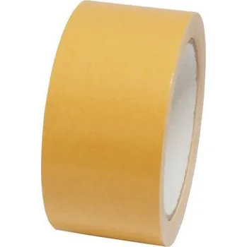 Lepicí páska Colltape - páska lepicí oboustranná 50 mm x 10 m, žlutá s tkaninou