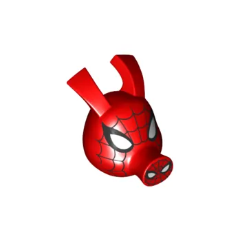Hračka bb1146pb01 Red Head, Modified Pig with Spider-Man Black Web (Spider-Ham) (Červená hlava, modifikované prase, dlouhý čumák a uši s černou pavučinou Spider-Mana (Spider-Ham))
