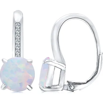 Náušnice Dámské stříbrné náušnice MAGNOLIA Ag 925