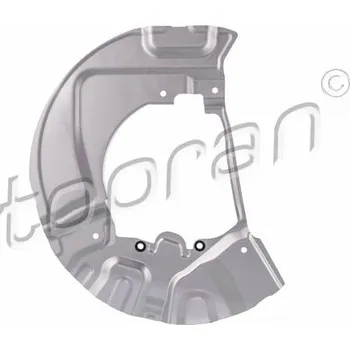 Brzdový kotouč Ochranný plech proti rozstřikování, brzdový kotouč TOPRAN 503 009