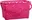 Mega Plast Monako košík na kolíčky 13 x 23,5 x 15,5 cm, růžový