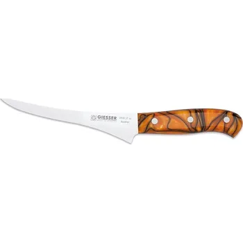 Kuchyňský nůž Filetovací nůž Premium Cut - Spicy Orange, délka ostří 17 cm, GIESSER