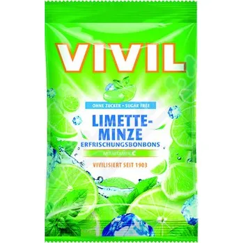 Čaj Vivil Limetka-peprmint+vitamín C bez cukru 120g