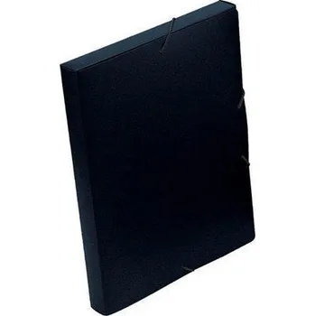 Archivační box Desky s gumičkou "Coolbox", černé, PP, 30 mm, A4, VIQUEL