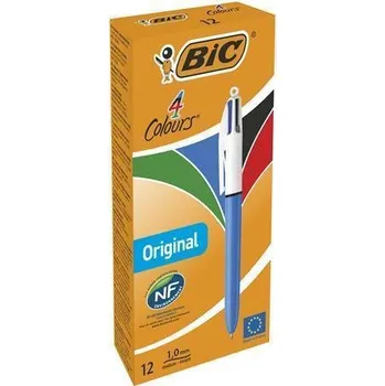 Kuličkové pero "4 Colours Original", čtyři barvy, 0,32 mm, zatahovací, BIC 982866