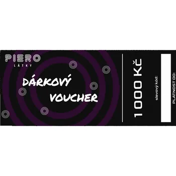 Dárkový potravinový koš Dárkový Voucher 1 000 Kč, vytištěný