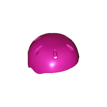 46303 Magenta Helmet Sports with Vent Holes (Purpurová sportovní přilba s větracími otvory)