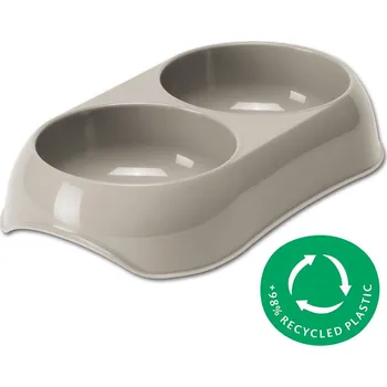miska pro kočku Tommi Gusto dvojmiska 2x200 ml Barva: Šedá