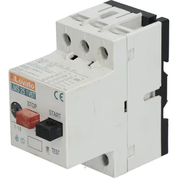 Stykač Motorový spouštěč ochrana motoru Lovato LMS251V6T Bezpečnostní tlačítko