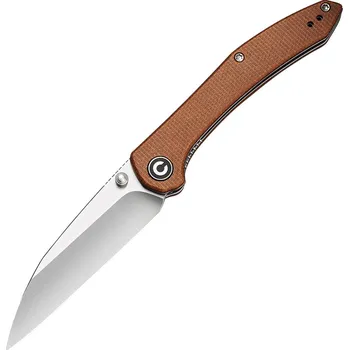 kapesní nůž Zavírací nůž Civivi Hadros Satin Finish Brown Micarta