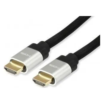 Video kabel Kabel HDMI 2.1, extrémně vysokorychlostní, pozlacený, 2 m, EQUIP 119381