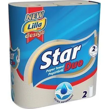 Kuchyňské papírové útěrky "Star Duo", 2 role, dvouvrstvé