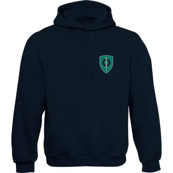 Pánská mikina Mikina s kapucí 141. zásobovací prapor (Pardubice) - simple - námořní modrá