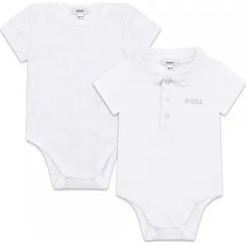 Kojenecký body BOSS - Set dětských body WHITE
