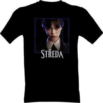 Tričko s potiskem Wednesday - dabing pánské