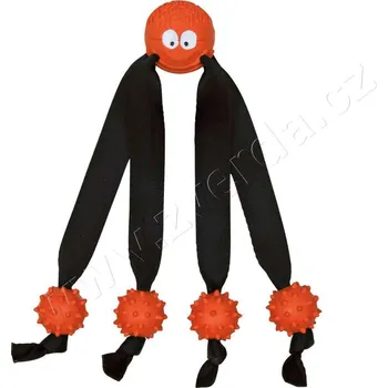 Hračka pro psa Míč z tvrdé gumy chobotnice s chapadly 24 cm