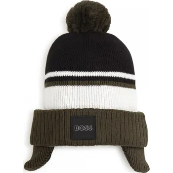 Čepice BOSS - dětská čepice s oušky FOREST GREEN vel. T0