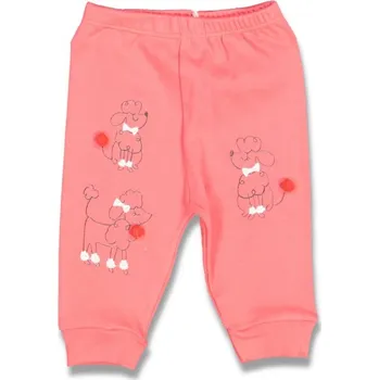 Tepláky pro miminka Pejsek červené 74