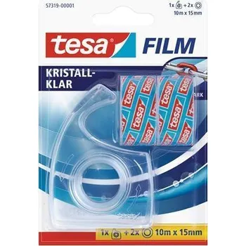 Odvíječ "57319", 2 ks lepící pásky 15mm x 10 m, TESA