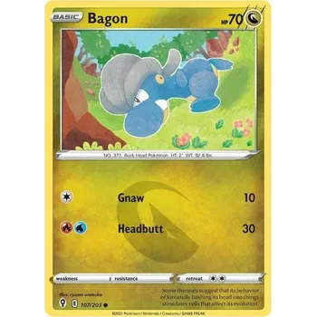 Karetní hra Pokémon karta Bagon 107/203
