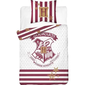 Povlečení DETEXPOL Povlečení Harry Potter white Bavlna, 140/200, 70/80 cm