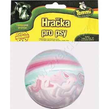 Hračka pro psa Míč plný ,tvrdá guma 7,5 cm