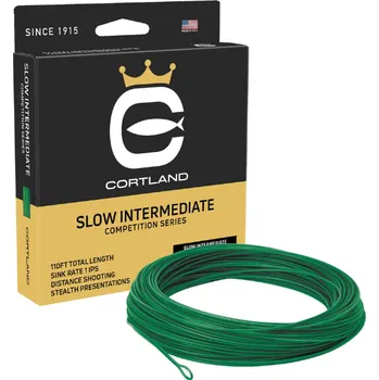 Cortland Muškařská šňůra Slow Intermediate, Green