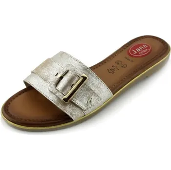 Dámské pantofle Nadměrná obuv JANA JA110 gold (dámské letní pantofle )