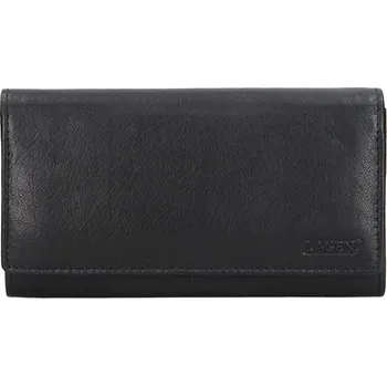 Peněženka Lagen dámská peněženka kožená V-62-černá - BLK + doprava zdarma