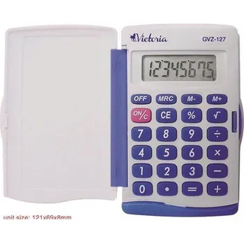 Kalkulačka Kalkulačka kapesní "GVZ-127", 8místný displej, VICTORIA