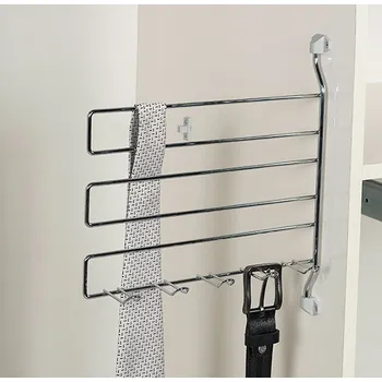 Věšák Starax Otočný věšák na kravaty a opasky / Lesklý chrom