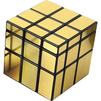 Hlavolam Qi Yi Cube Rubikova kostka - Zrcadlová - 3x3x3 - Zlatá (Mirror Cube)