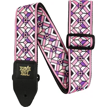 Kytarový popruh Ernie Ball Classic Jacquard Kaleidoscope Pink Kytarový pás