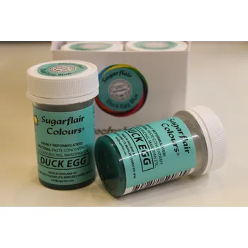 Potravinářské barvivo Duck egg gelová barva Sugarflair - Sugarflair Colours, Anglie