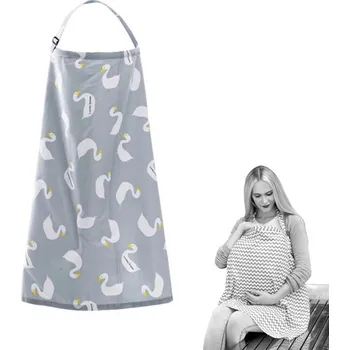 dětská jídelní sada Kojicí zástěra TopQ Husy