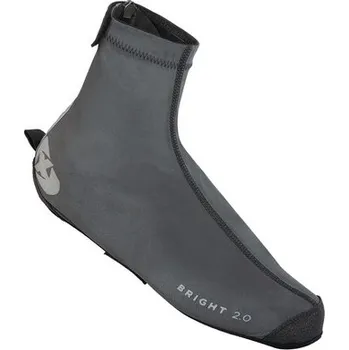 Cyklistické návleky voděodolné návleky přes cyklo boty a tretry BRIGHT SHOES 2.0, OXFORD (černé reflexní) Velikost: M ( bot 39 až 40)