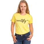Triko Meatfly Luna light yellow 2023 dámské Velikost: M