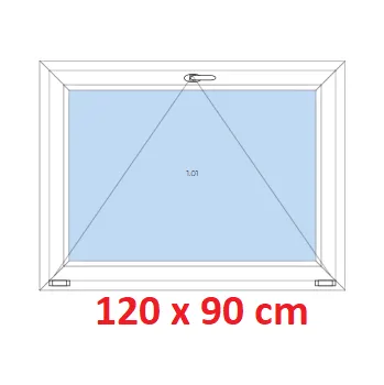 Okno Soft Plastové okno 120x90 cm, sklopné