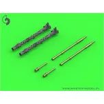 Master 1/35 MG-34 (7.92mm) - German machine gun barrels - version with drilled cooling jacket - used by infantry and on early tanks (2pcs)