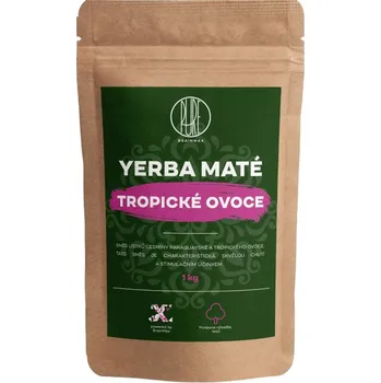 Doplněk stravy BrainMax Pure Organic Yerba Maté Tropické ovoce 1000 g