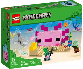 Stavebnice LEGO LEGO Minecraft 21247 Domeček axolotlů