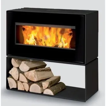 Krbová kamna Krbová kamna na dřevo ALMEVA ARDERE GLASS, výkon 3,5-12 kW IBFPTG11 + Doprava Zdarma