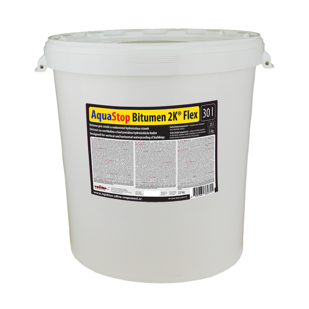 AquaStop Bitumen 2K® Flex tixotropní tekutá hydroizolace