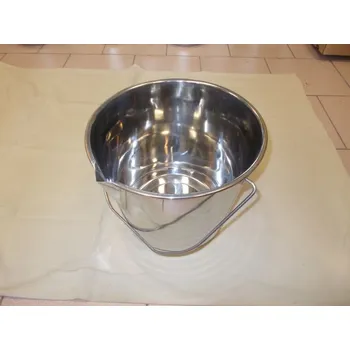 Nerezové vědro s výlevkou 11 litrů